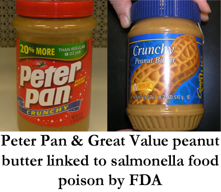 fda recall, peter pan peanut butter, great value peanut butter, conagra foods, wrongful death, food poisoning, salmonella poisoning, personal injury, product liability